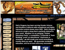 Tablet Screenshot of debsdragons.com